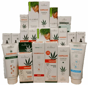 Home Léčivá konopná kosmetika a výživové doplňky od firmy Cannaderm